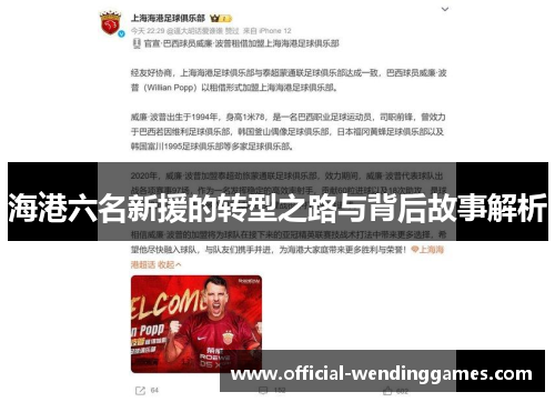 海港六名新援的转型之路与背后故事解析