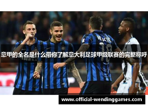 意甲的全名是什么带你了解意大利足球甲级联赛的完整称呼