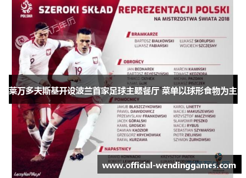 莱万多夫斯基开设波兰首家足球主题餐厅 菜单以球形食物为主