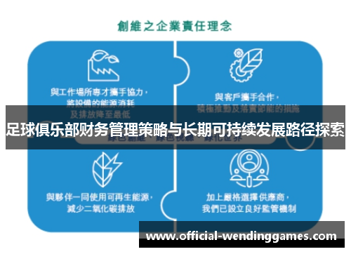 足球俱乐部财务管理策略与长期可持续发展路径探索